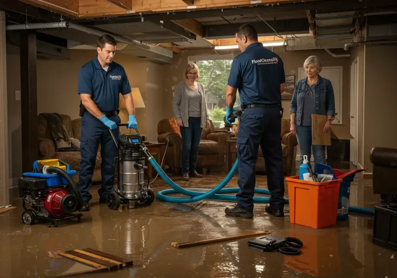 Basement Water Extraction and Removal Techniques process in Melody Hill, IN